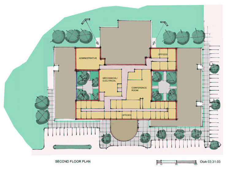 Autism Center second floor plan